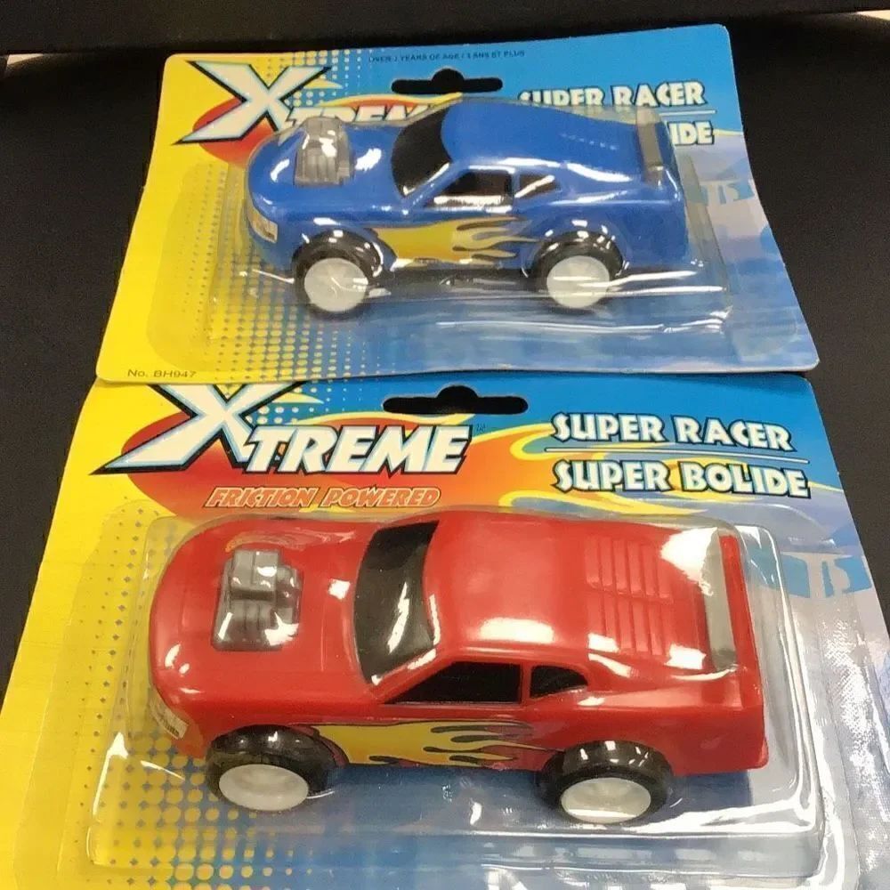 Toy cars set of two vintage new in the box extreme, super racer’s ￼